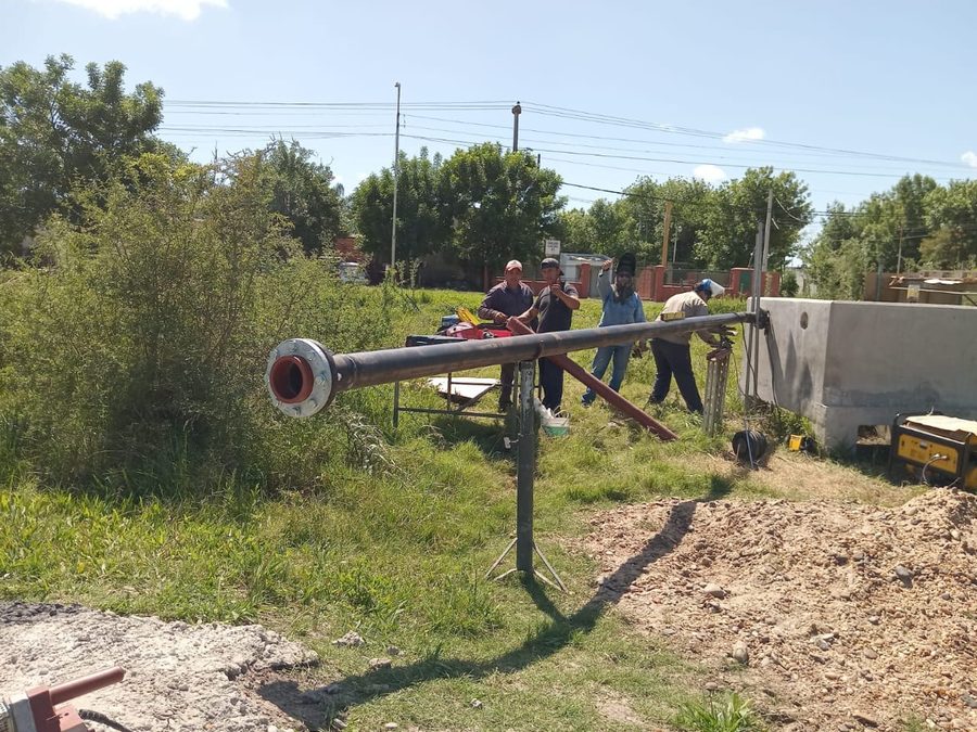 Montaje de cañería en obra