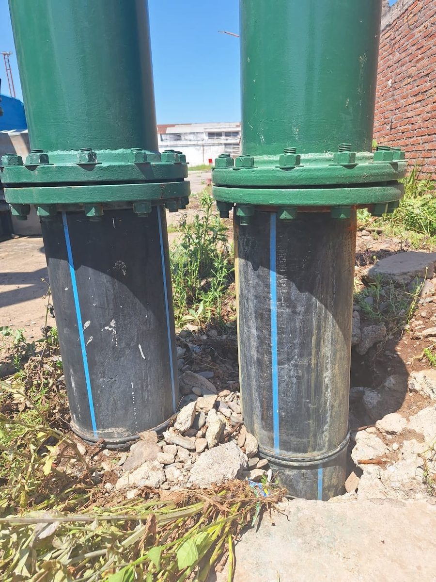 Uniones bridadas en cañería PEAD